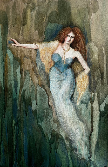 The Lady of Water adjusts the Volume on her Waterfall